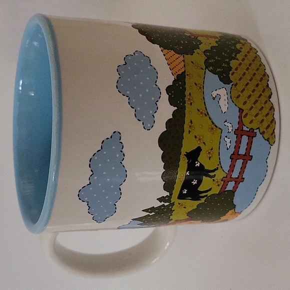 Farm Scene Cow And Chickens Coffee Mug - Picture 10 of 12